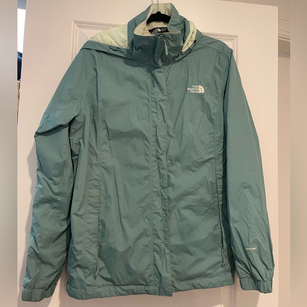 North face rain coat